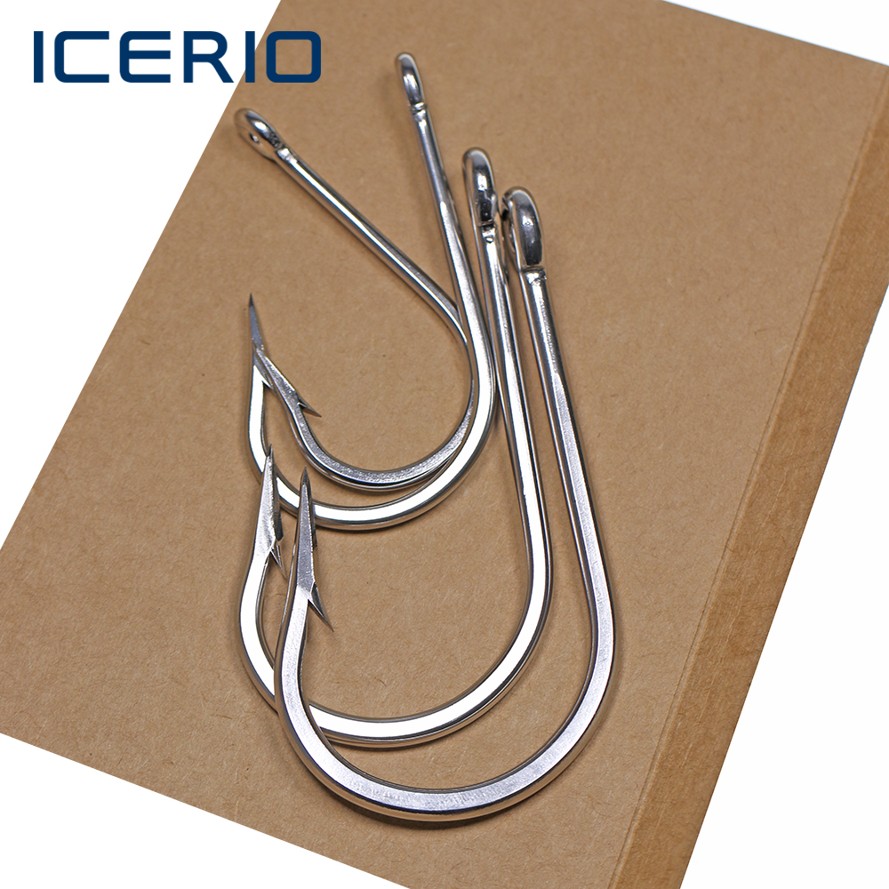 Fishing Hook Assortment - ICERIO Saltwater Anti Corrosion Stainless Steel