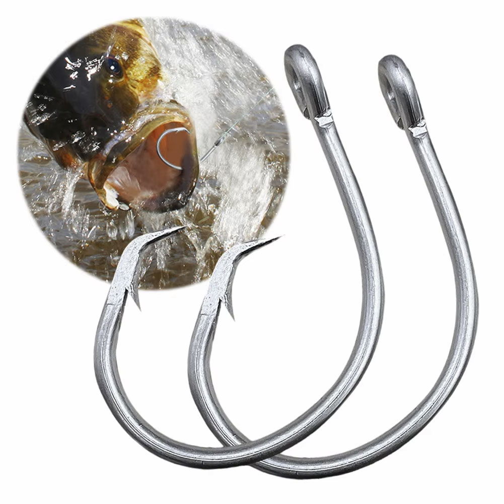 30pcs/box Fishing Hooks Stainl - Fishing Hook Circle avis et prix