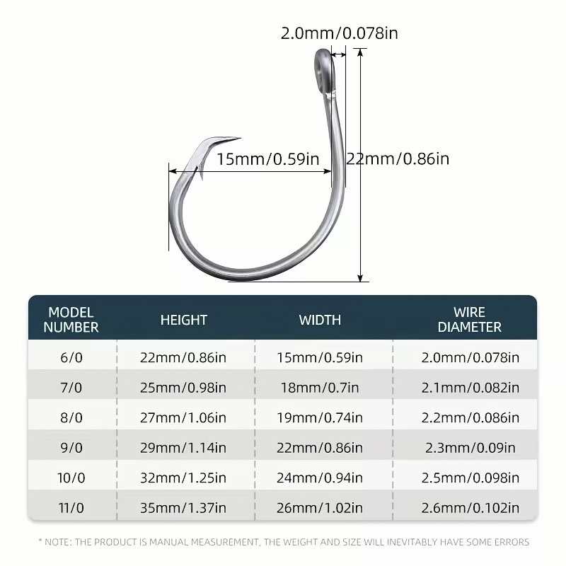 30pcs/box Fishing Hooks Stainl - Fishing Hook Circle avis et prix