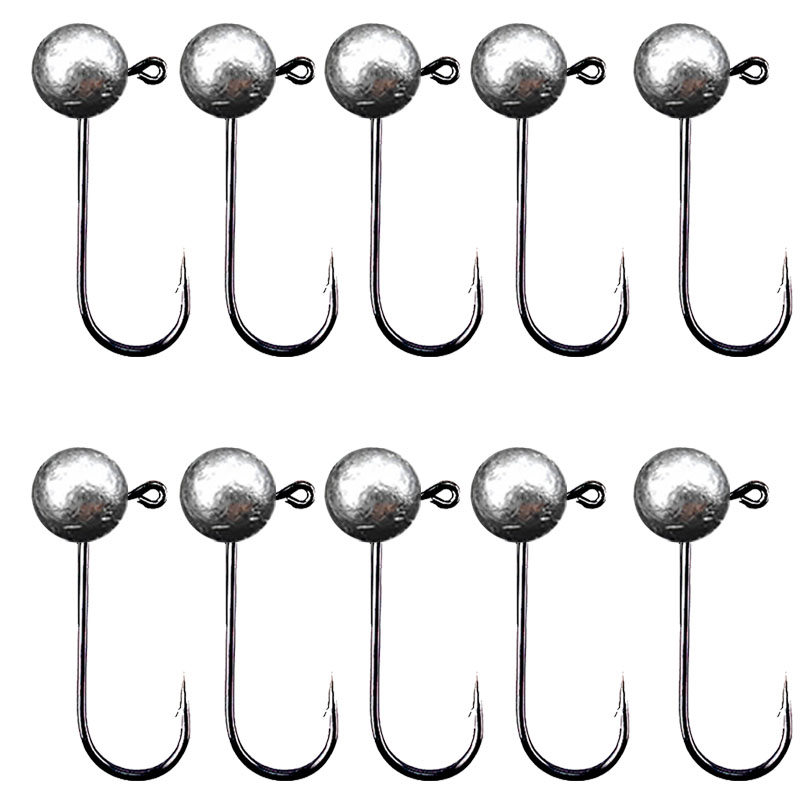 10pcs/lot Jig Head Fishing Hoo - Fishing Hook Barbless avis et prix