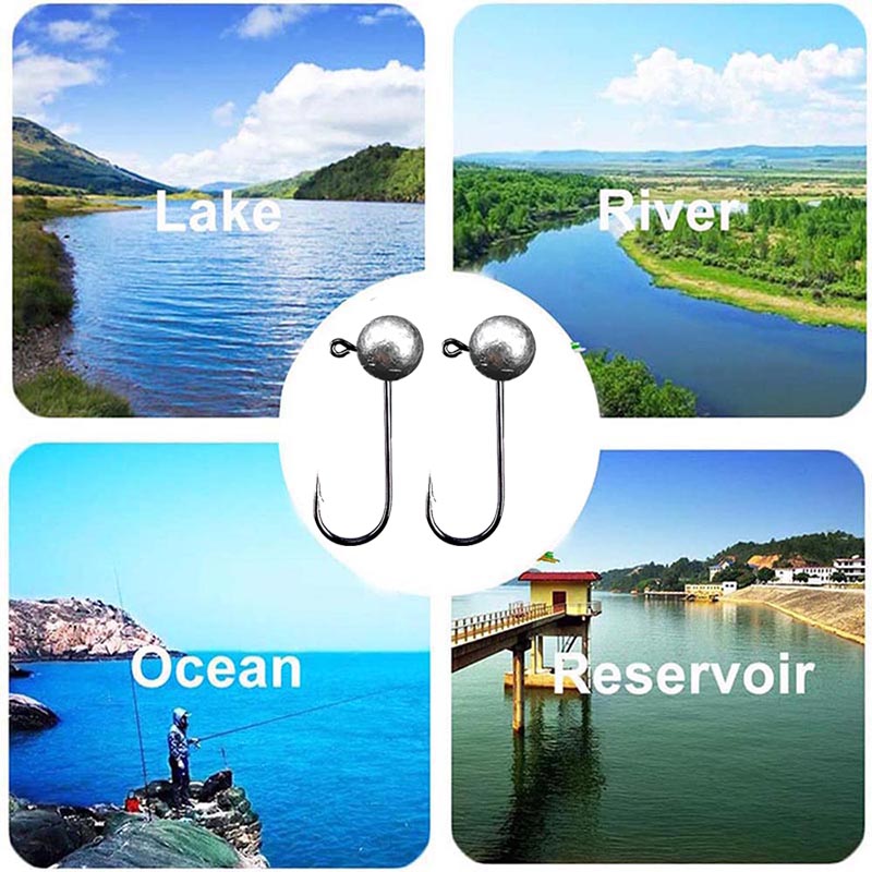 10pcs/lot Jig Head Fishing Hoo - Fishing Hook Barbless avis et prix