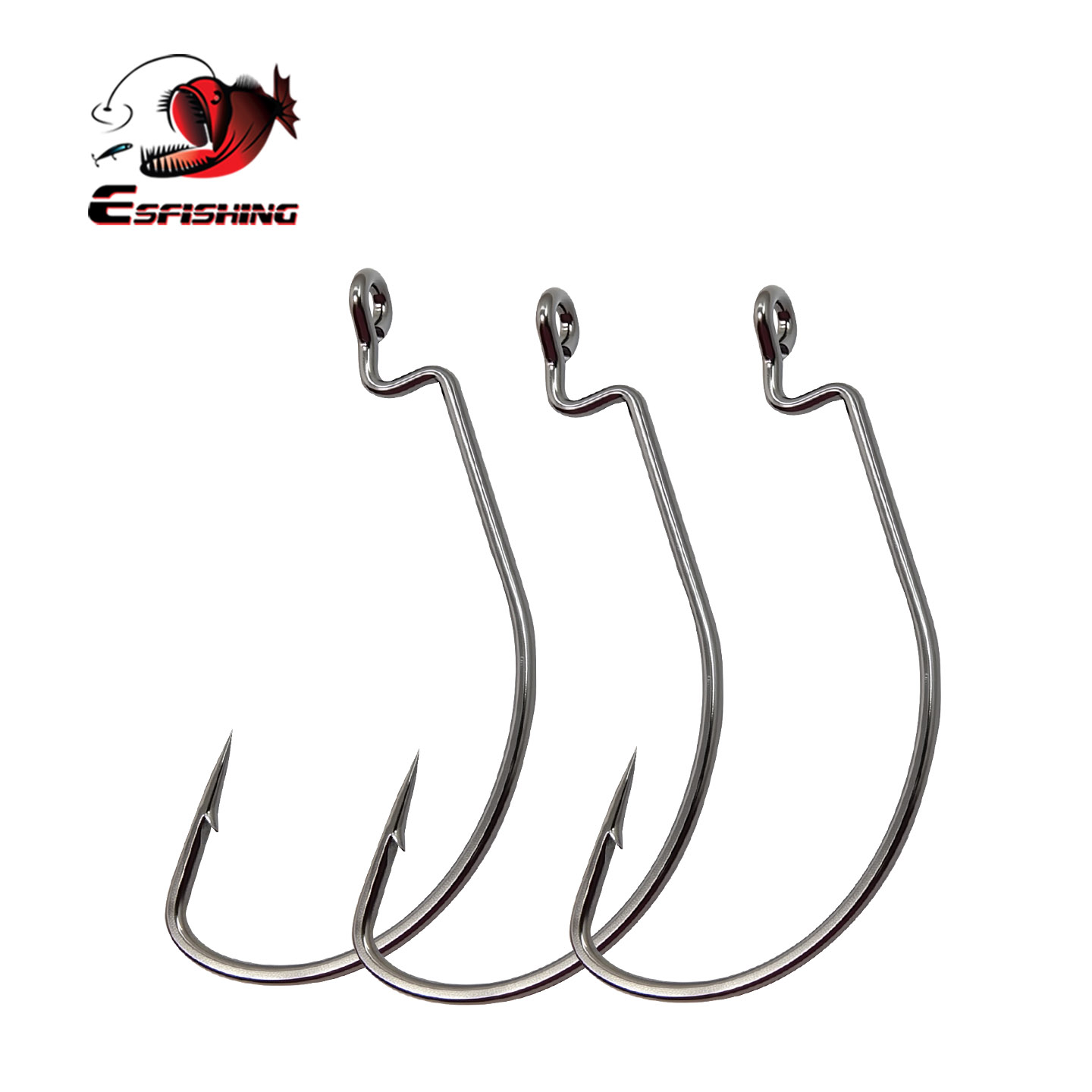 ESFISHING Offset Hook Carbon S - Fishing Hook Offset avis et prix