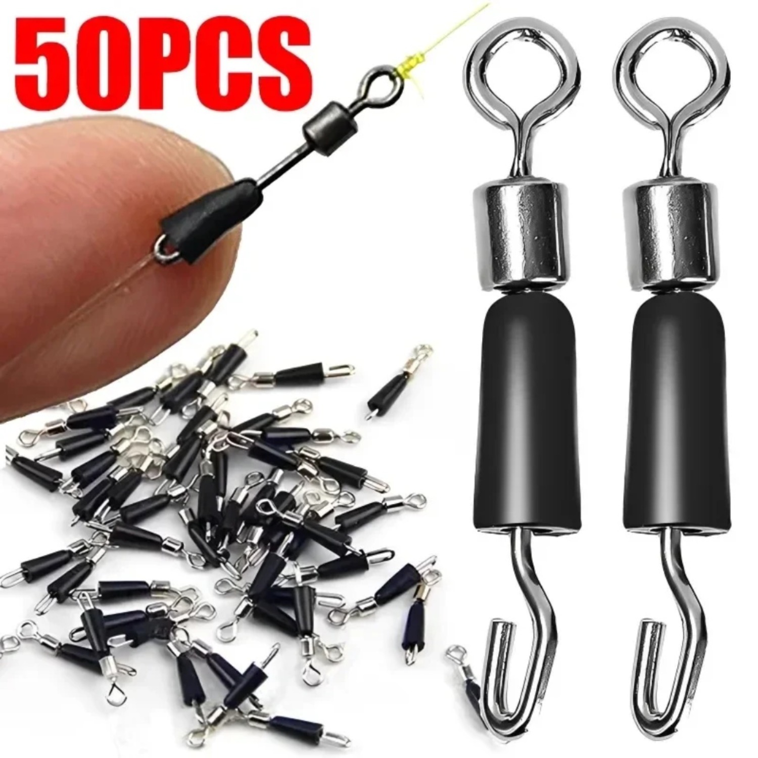 50pcs Carp Fishing Quick Chang - Fishing Hook Jig avis et prix