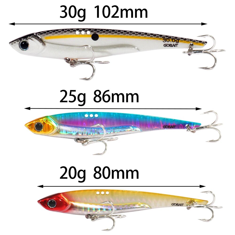 GOBAIT VIB Fishing Lure 20g 25 - Fishing Hook Treble avis et prix