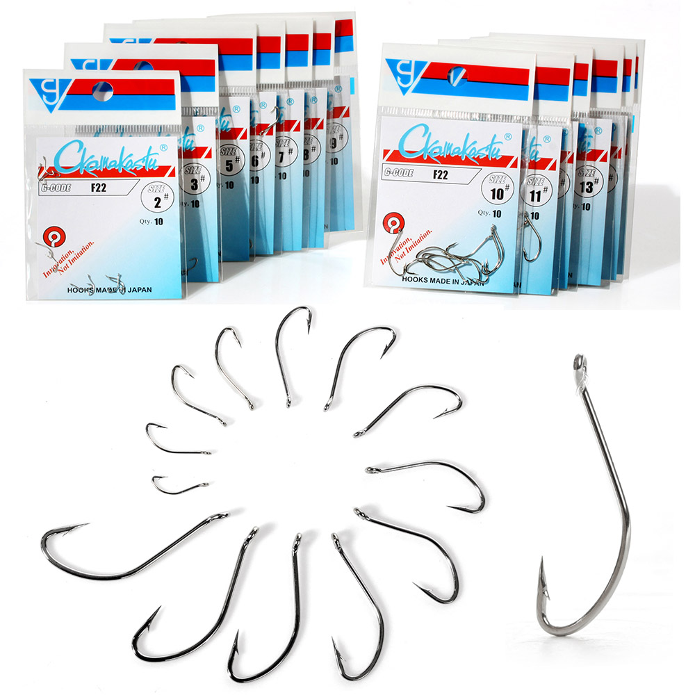 Ckamakastu F22 White Saltwater - Fishing Hook Offset avis et prix