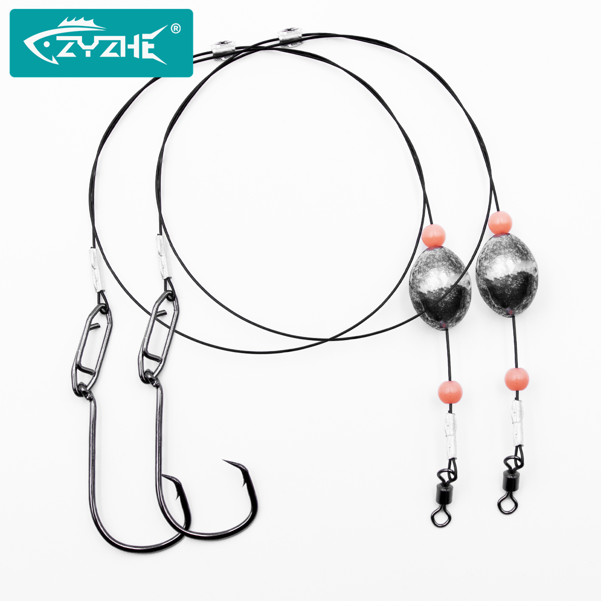 ZYZHE 2pcs Fishing Carolina Ri - Fishing Hook Circle avis et prix