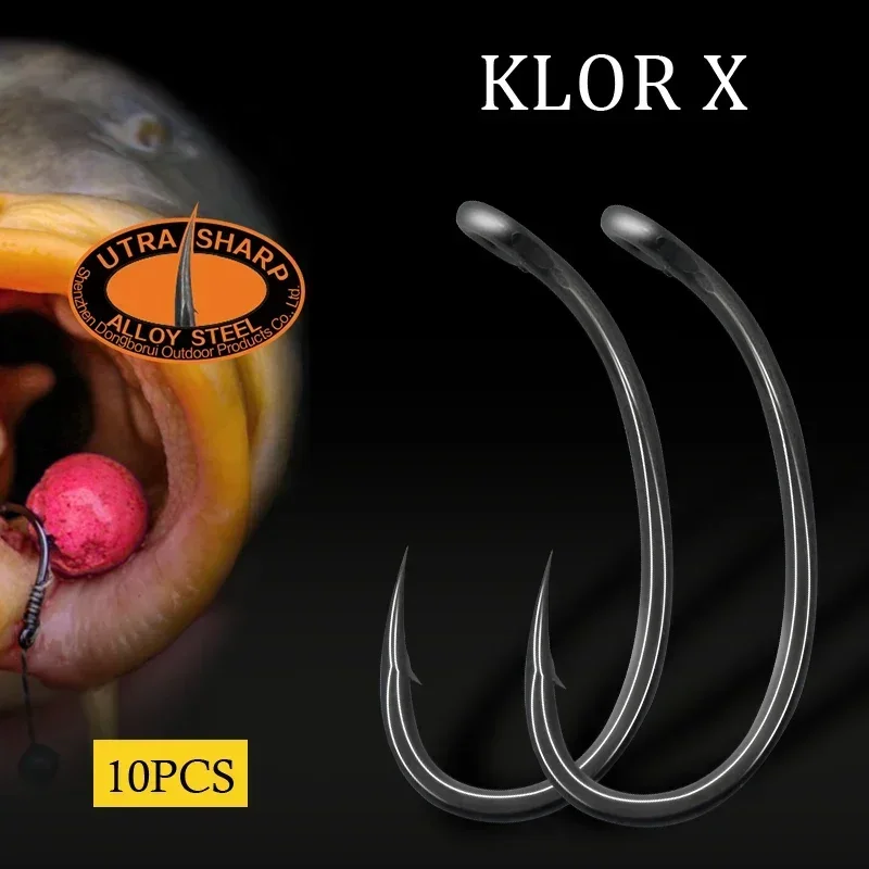 10pcs Carp Fishing Hook Curved - Fishing Hook Barbless avis et prix