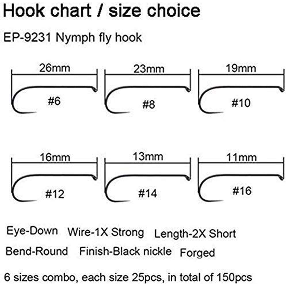 Aventik Eupheng 100PCS Competi - Fishing Hook Barbless avis et prix