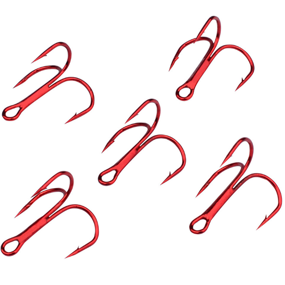 20pcs/lot Red 2/4/6/8/10# Fish - Fishing Hook Offset avis et prix