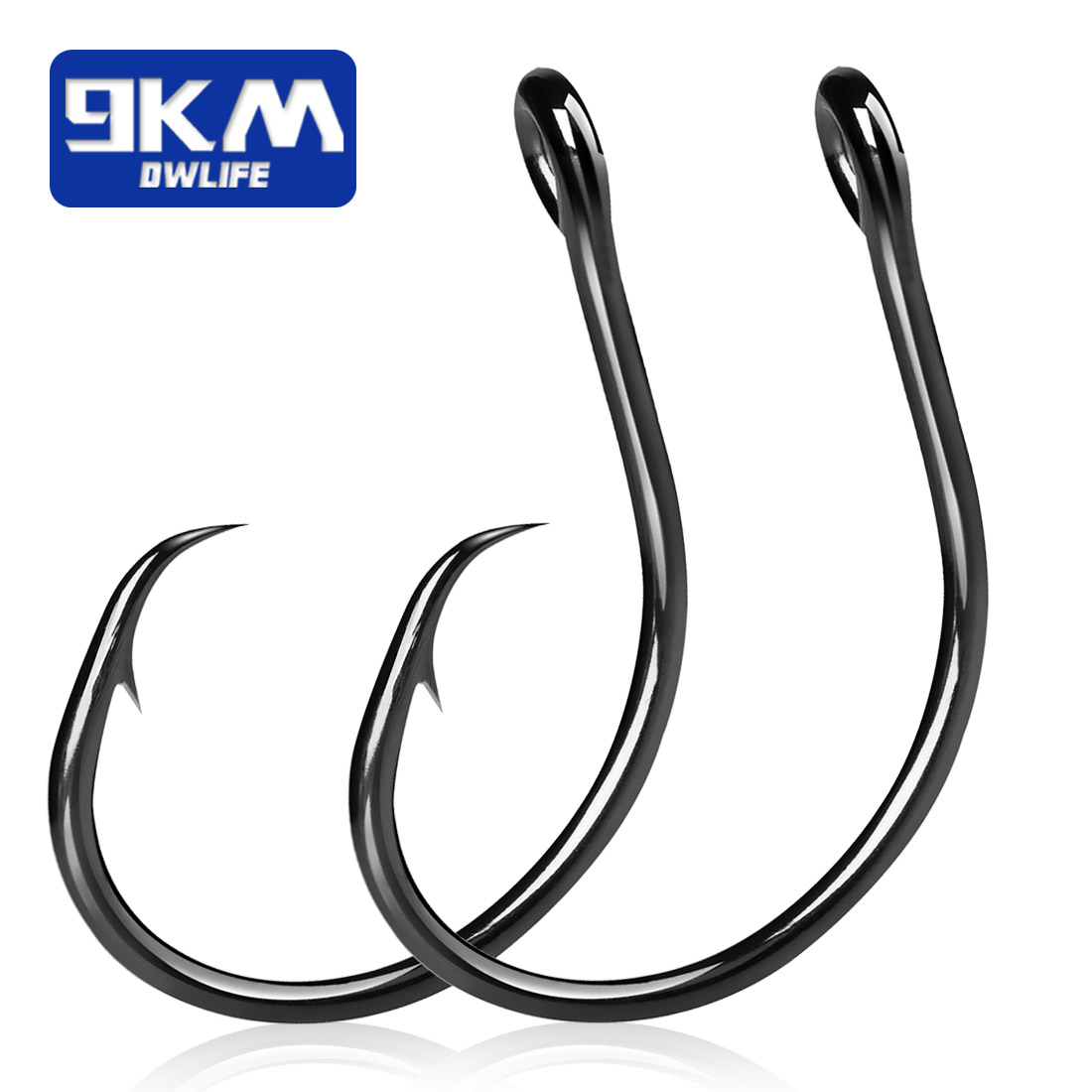 9KM 25-50Pcs Inline Wide Gap C - Fishing Hook Circle avis et prix