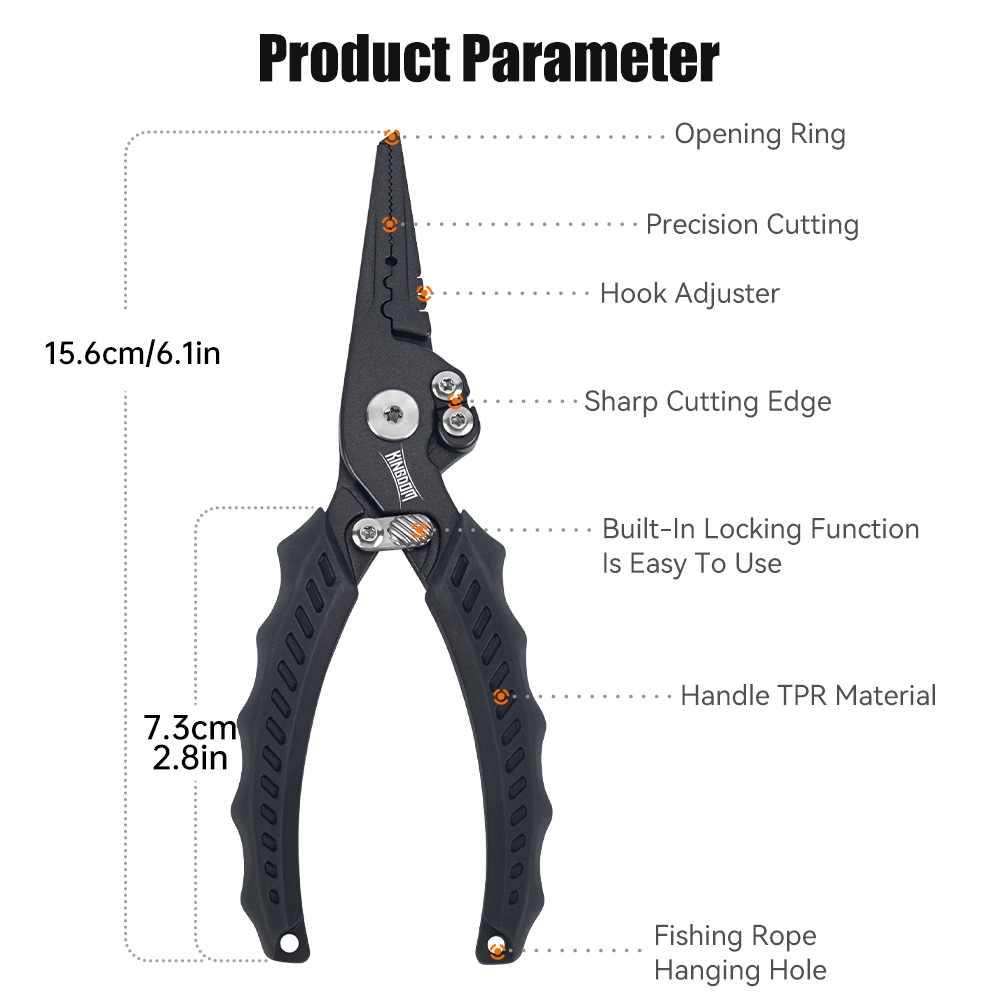Kingdom Fishing Pliers Multifu - Fishing Hook Stainless Steel avis et prix