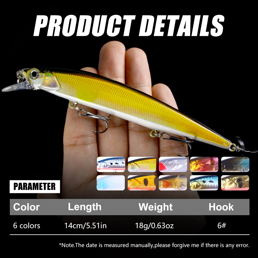 Jerkbait Minnow Fishing Lure A - Fishing Hook Treble avis et prix