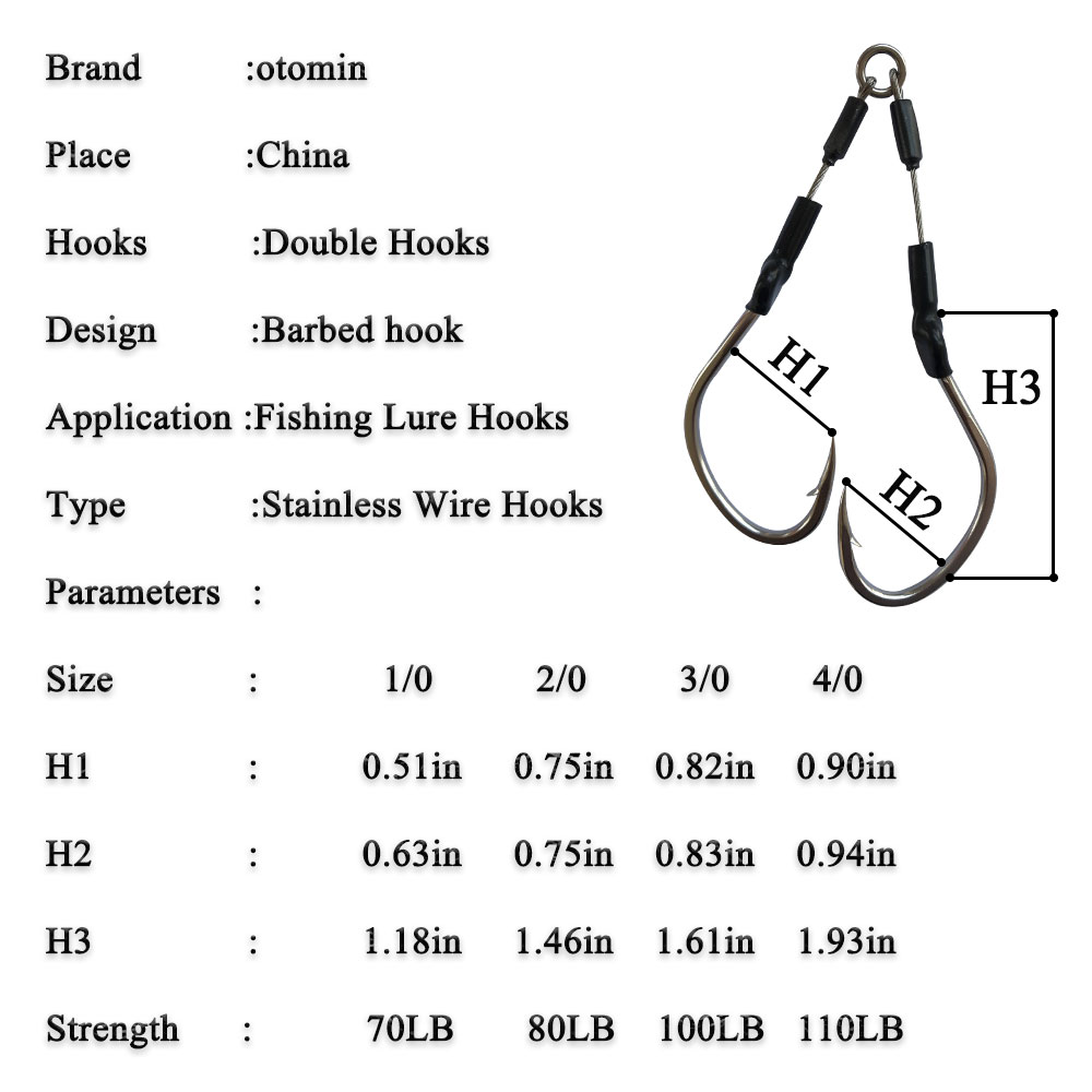 2pairs/bag Slow Fast Jigging H - Fishing Hook Assortment avis et prix