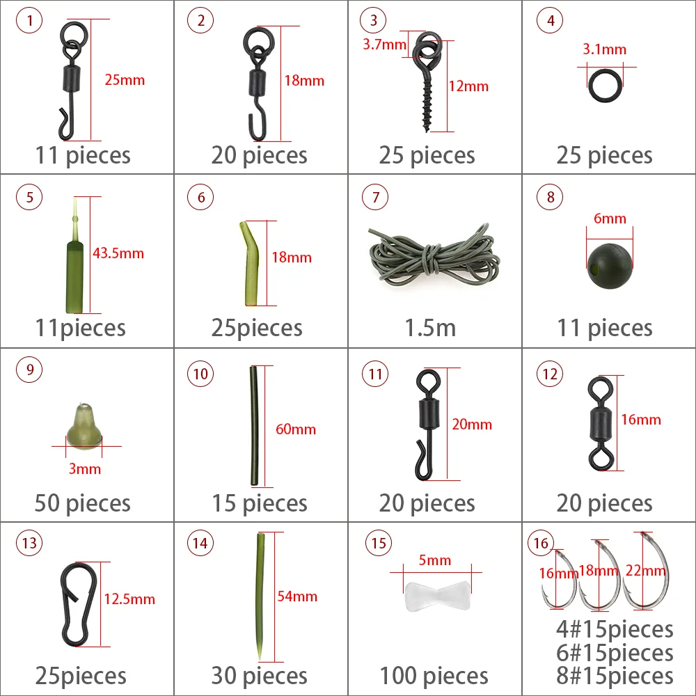 Carp Fishing Tackle Kit With B - Fishing Hook Box avis et prix