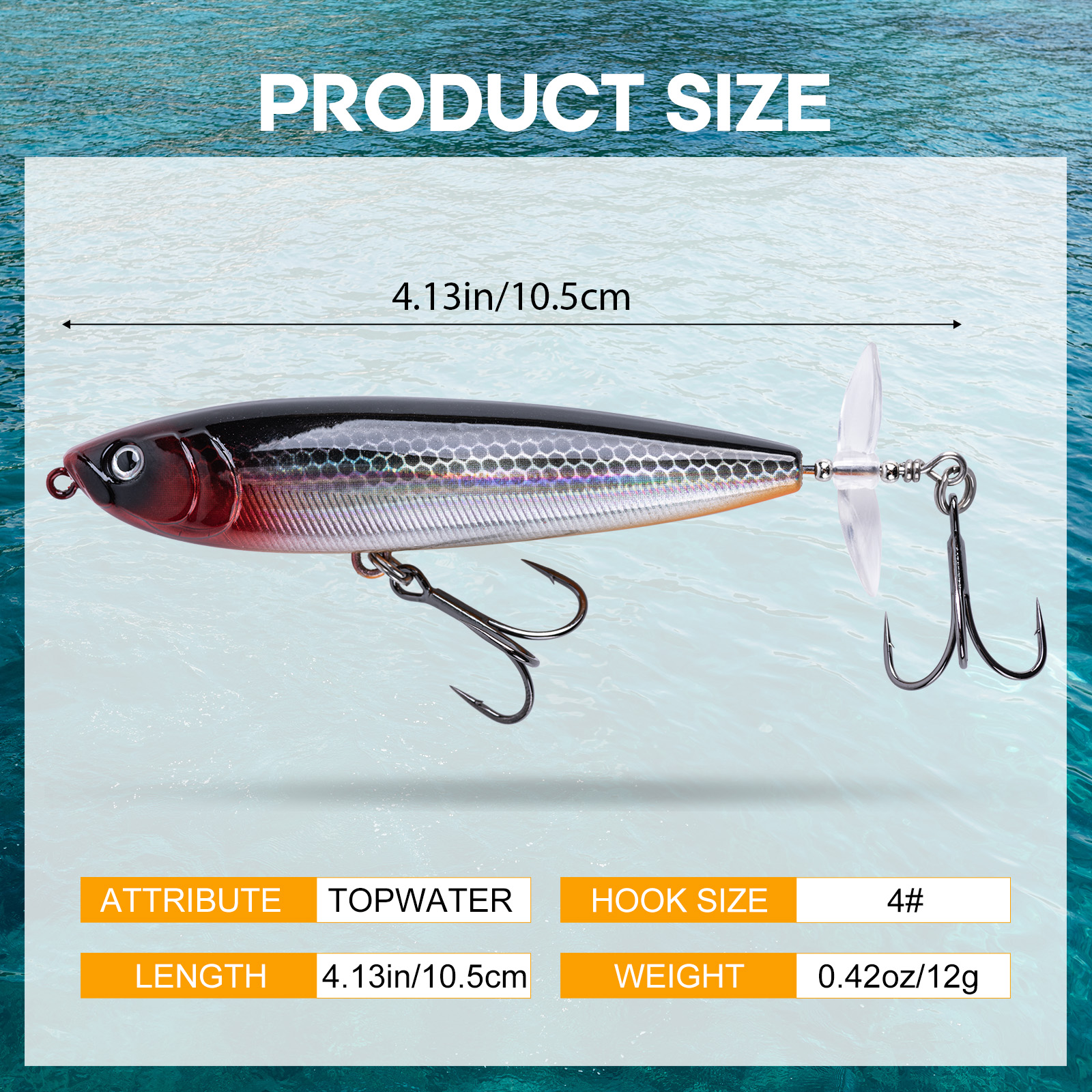 Goture Topwater Fishing Lures  - Fishing Hook Treble avis et prix