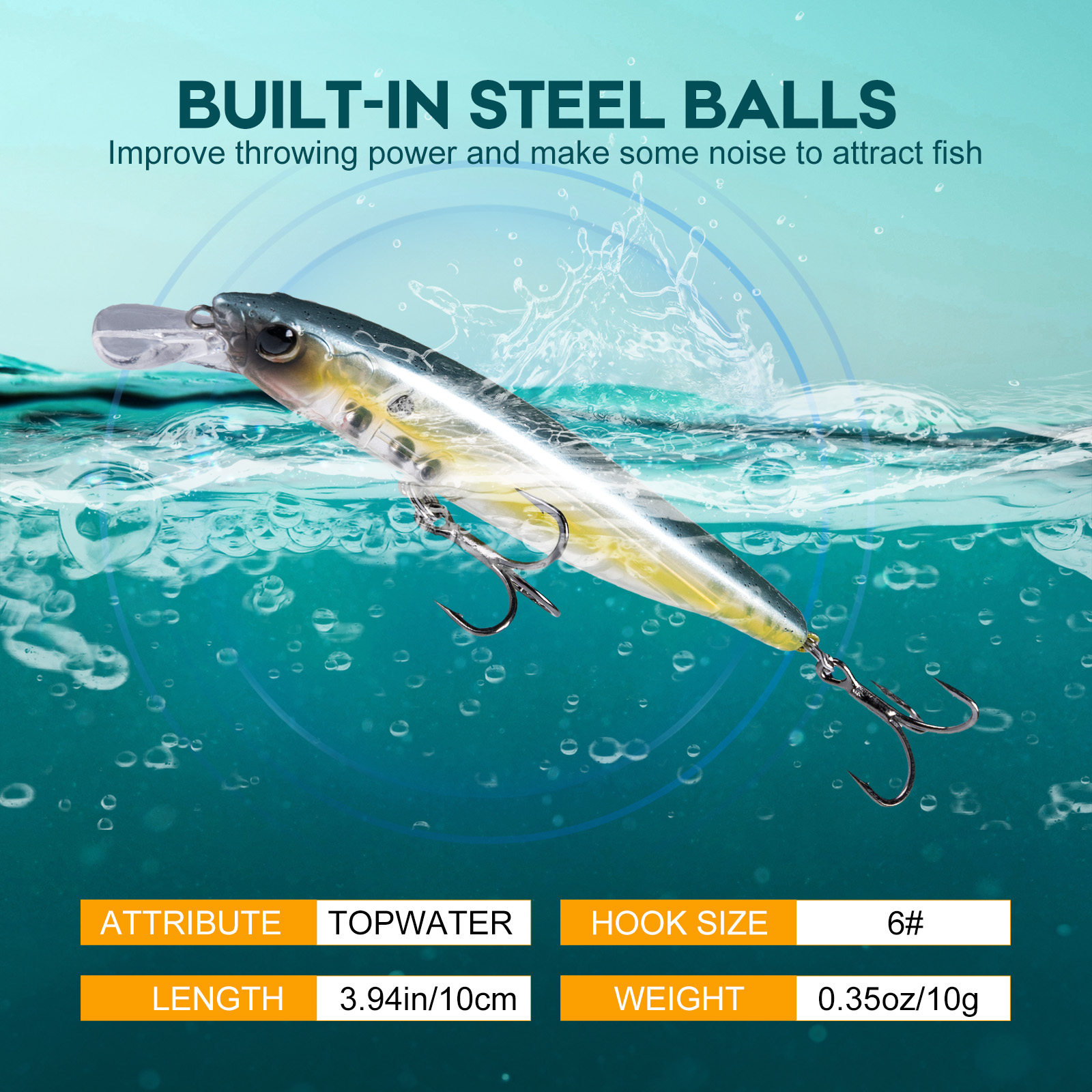 Goture Topwater Fishing Lures  - Fishing Hook Treble avis et prix