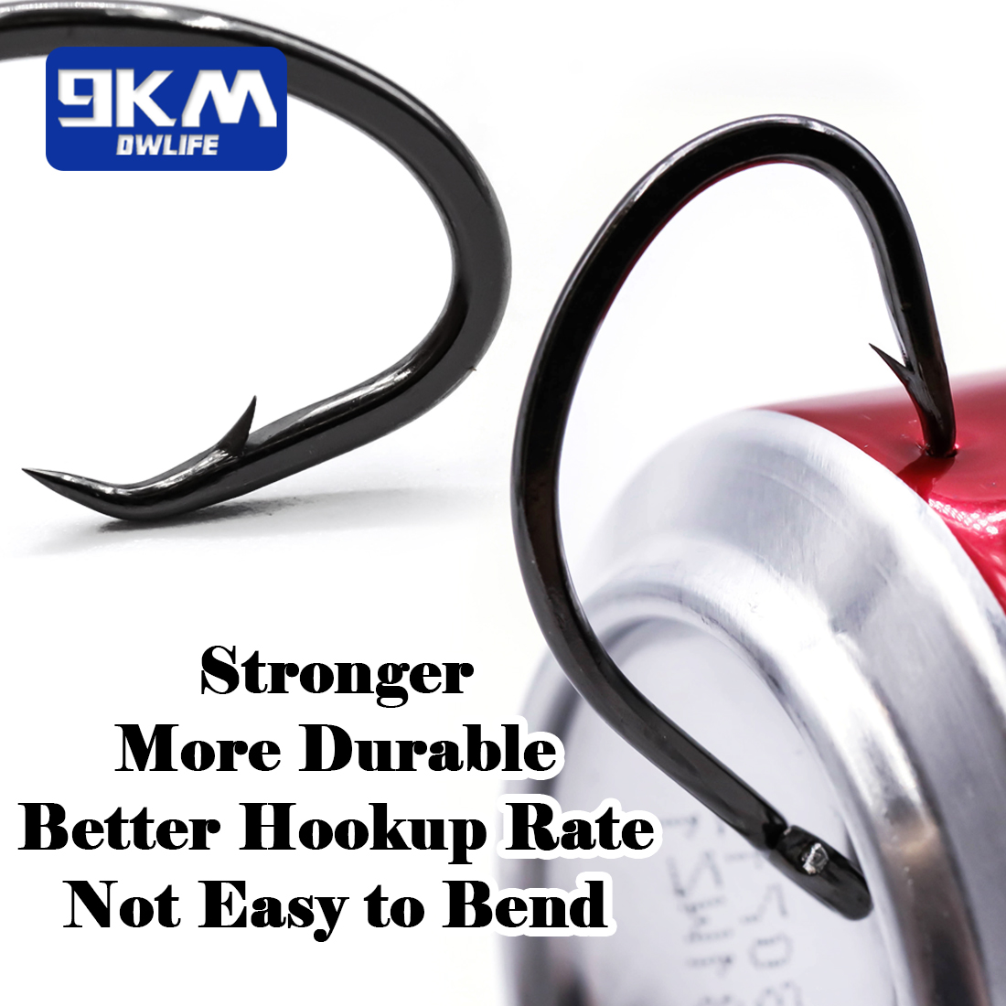 9KM Circle Hooks 25~50Pcs Salt - Fishing Hook Circle avis et prix