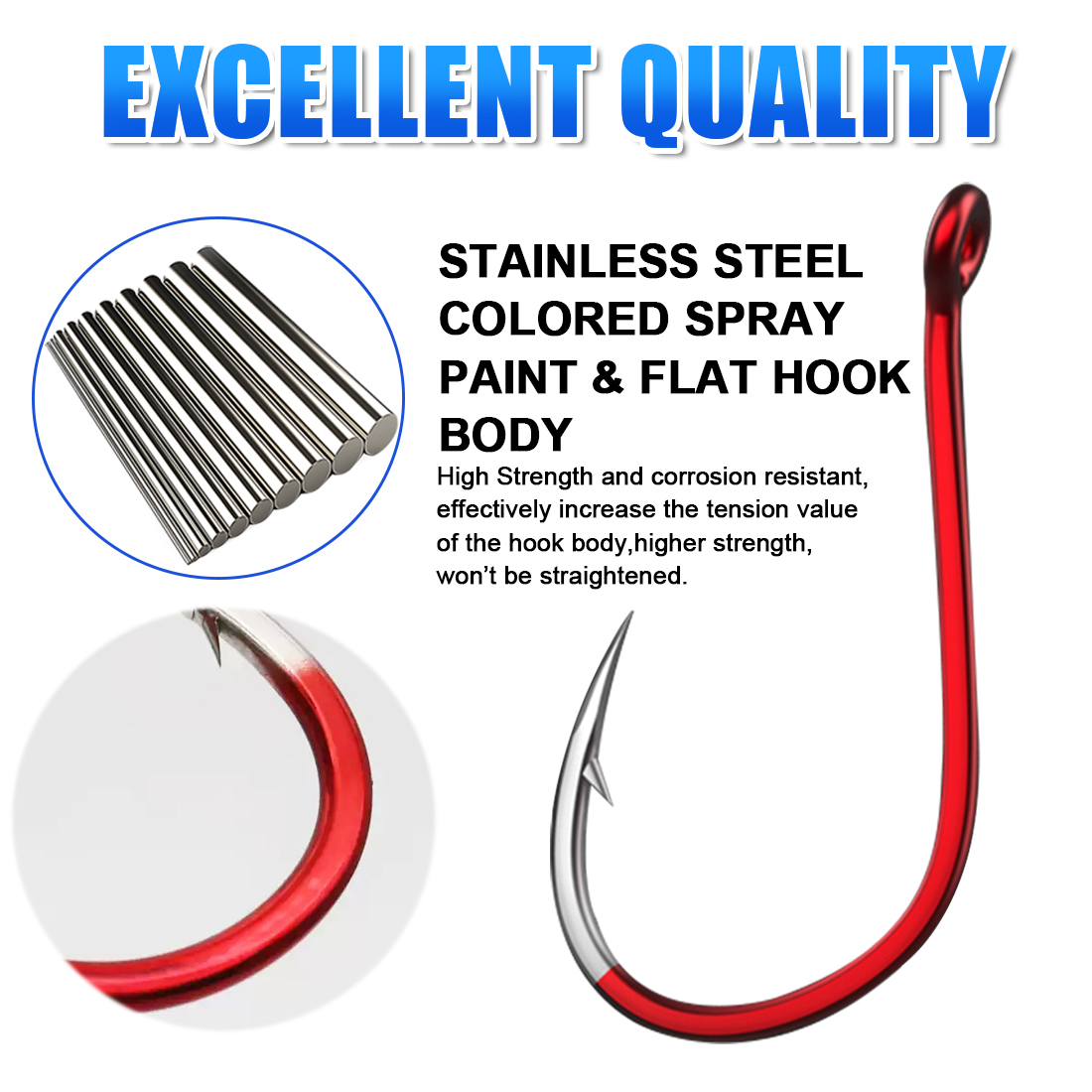 FishTrip 25Pcs Lure Fishing Ho - Fishing Hook Circle avis et prix