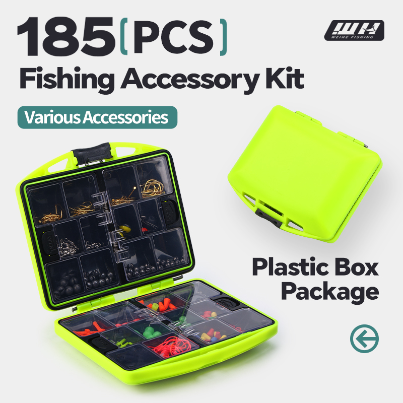WEIHE 185pcs fishing accessori - Fishing Hook Box avis et prix