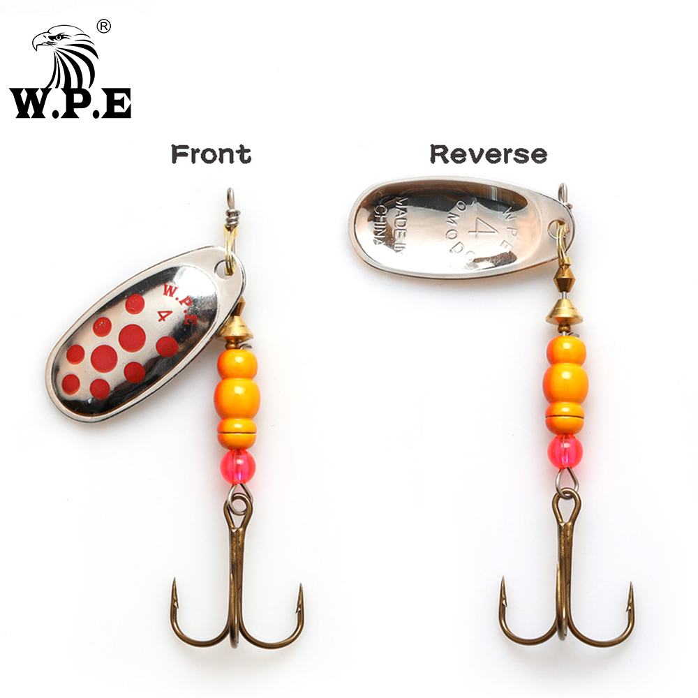 W.P.E Brand New Spinner Lure 1 - Fishing Hook Treble avis et prix