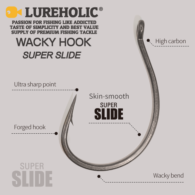 LUREHOLIC PTFE Super Slide Wac - Fishing Hook Barbless avis et prix