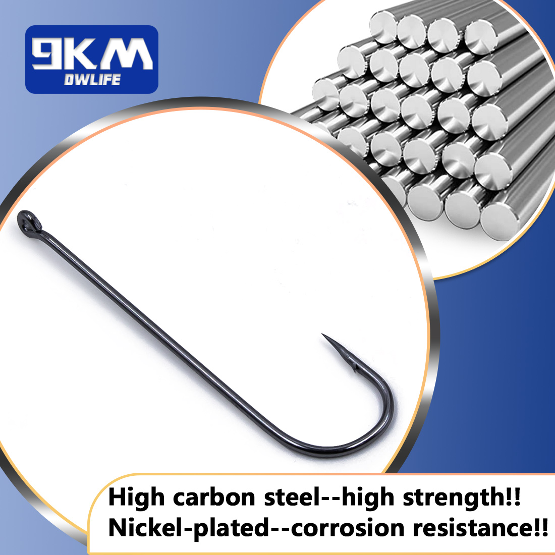 Fishing Hooks Long Shank Hooks - Fishing Hook Offset avis et prix
