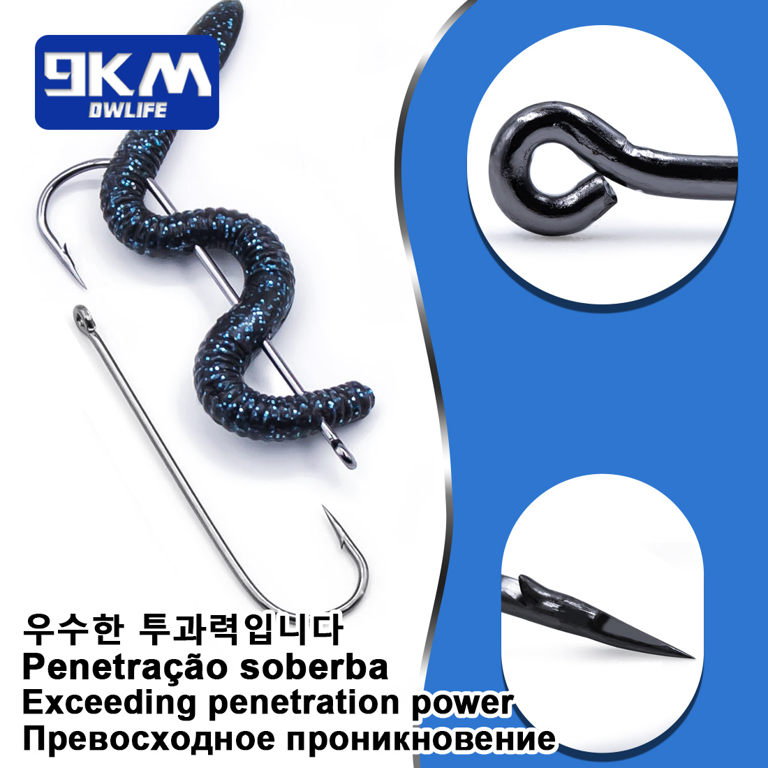 Fishing Hooks Long Shank Hooks - Fishing Hook Offset avis et prix