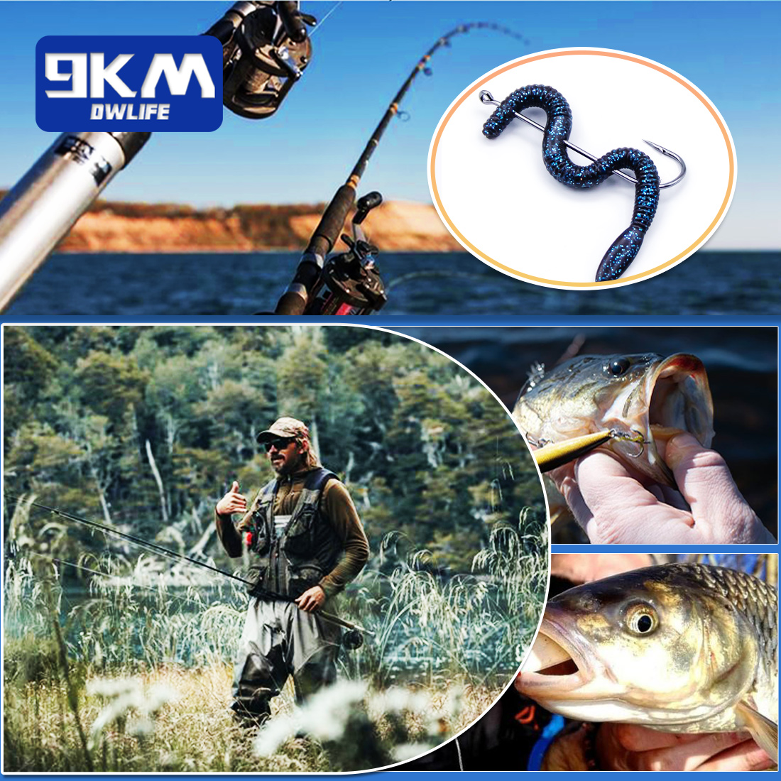 Fishing Hooks Long Shank Hooks - Fishing Hook Offset avis et prix