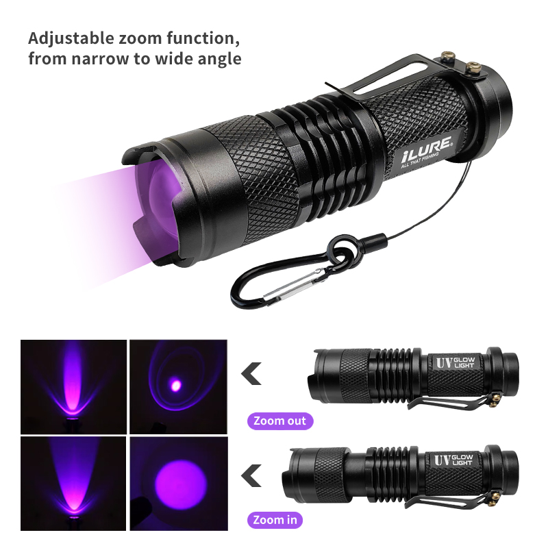 Mini UV Flashlight 395nm Ultra - Fishing Hook Jig avis et prix