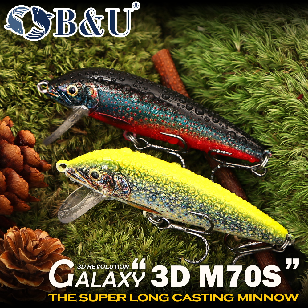 B&U Sinking Minnow Fishing Lur - Fishing Hook Treble avis et prix