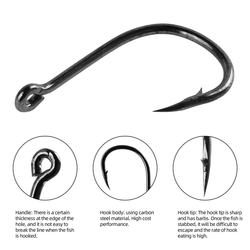 70Pcs/box Fishing Hooks Set Ki - Fishing Hook Circle avis et prix
