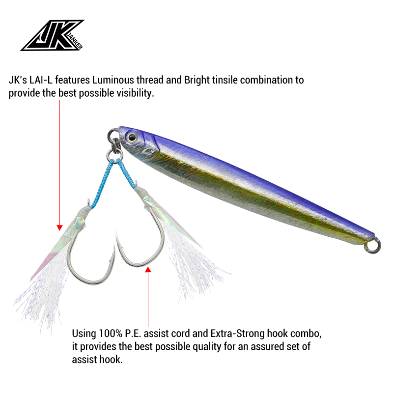 JK LAI-L Shore Jigging Light A - Fishing Hook Assortment avis et prix