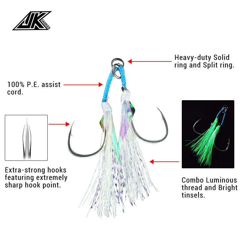 JK LAI-L Shore Jigging Light A - Fishing Hook Assortment avis et prix