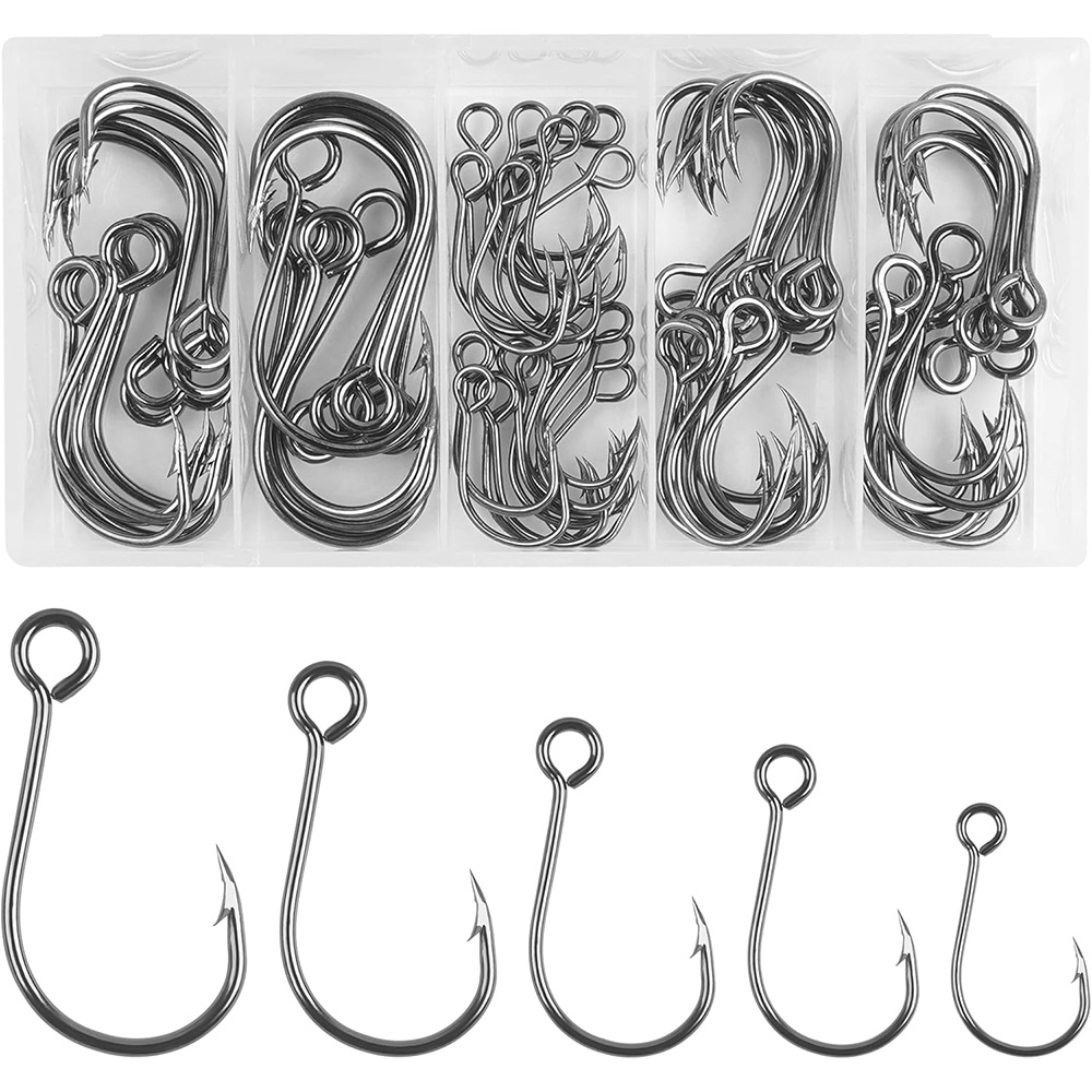 70Pcs Fishing Inline Single Ho - Fishing Hook Circle avis et prix