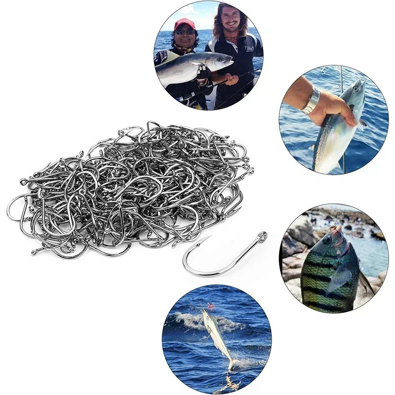 50-1600Pcs/BoxFishing Hooks Ca - Fishing Hook Circle avis et prix