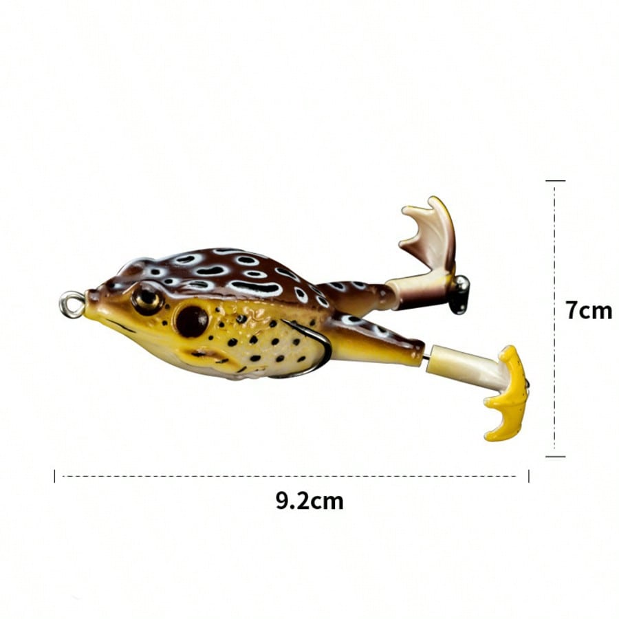 5pcs Water Soft Frog Bass Fish - Fishing Hook Weedless avis et prix