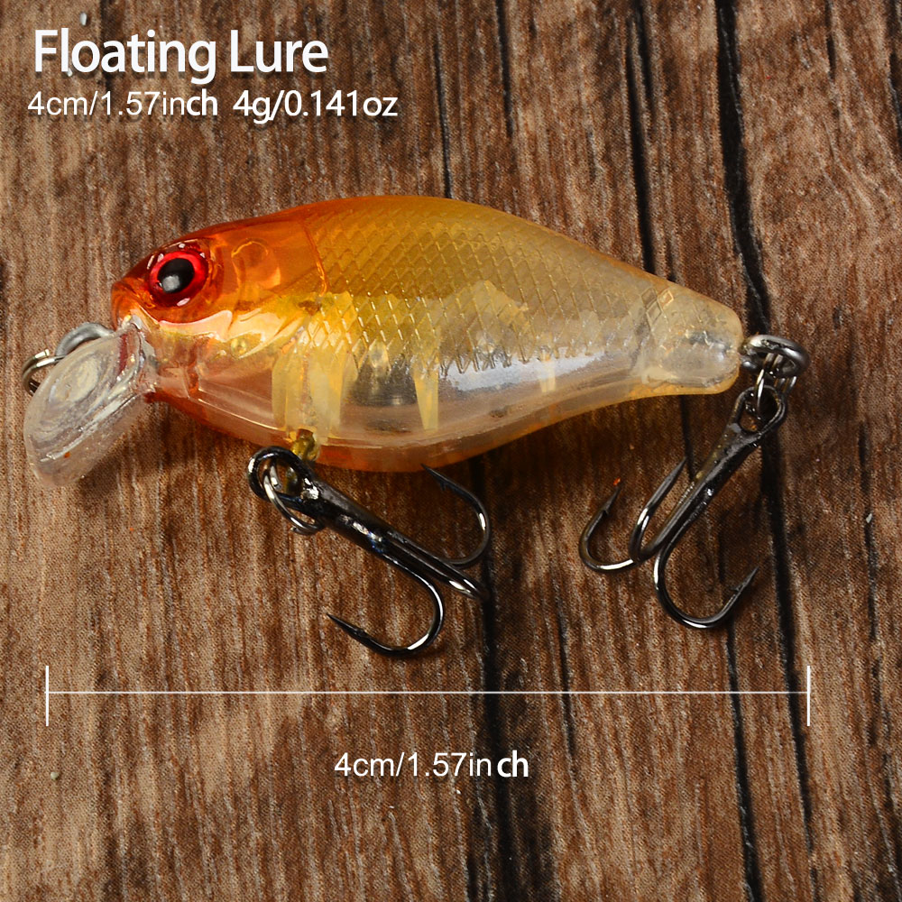 5pcs Floating Crankbaits Bait  - Fishing Hook Treble avis et prix