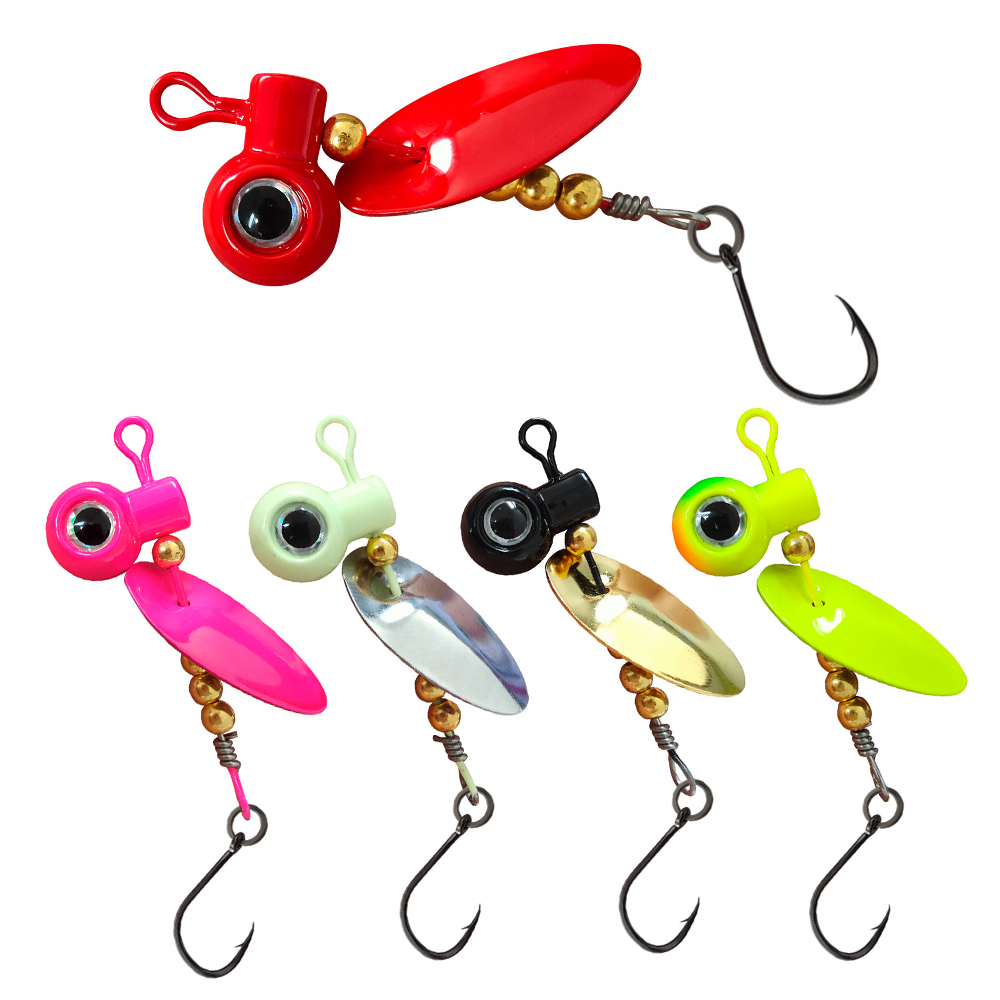 5pcs Crappie Jig Heads With Sp - Fishing Hook Offset avis et prix