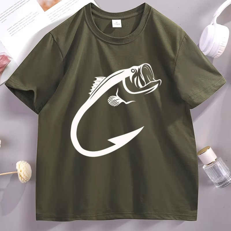 Fishing Hook Graphic T Shirts  - Fishing Hook Size avis et prix