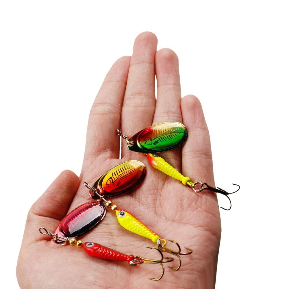 10pcs/Set Spinner Lures 9.1g 7 - Fishing Hook Treble avis et prix