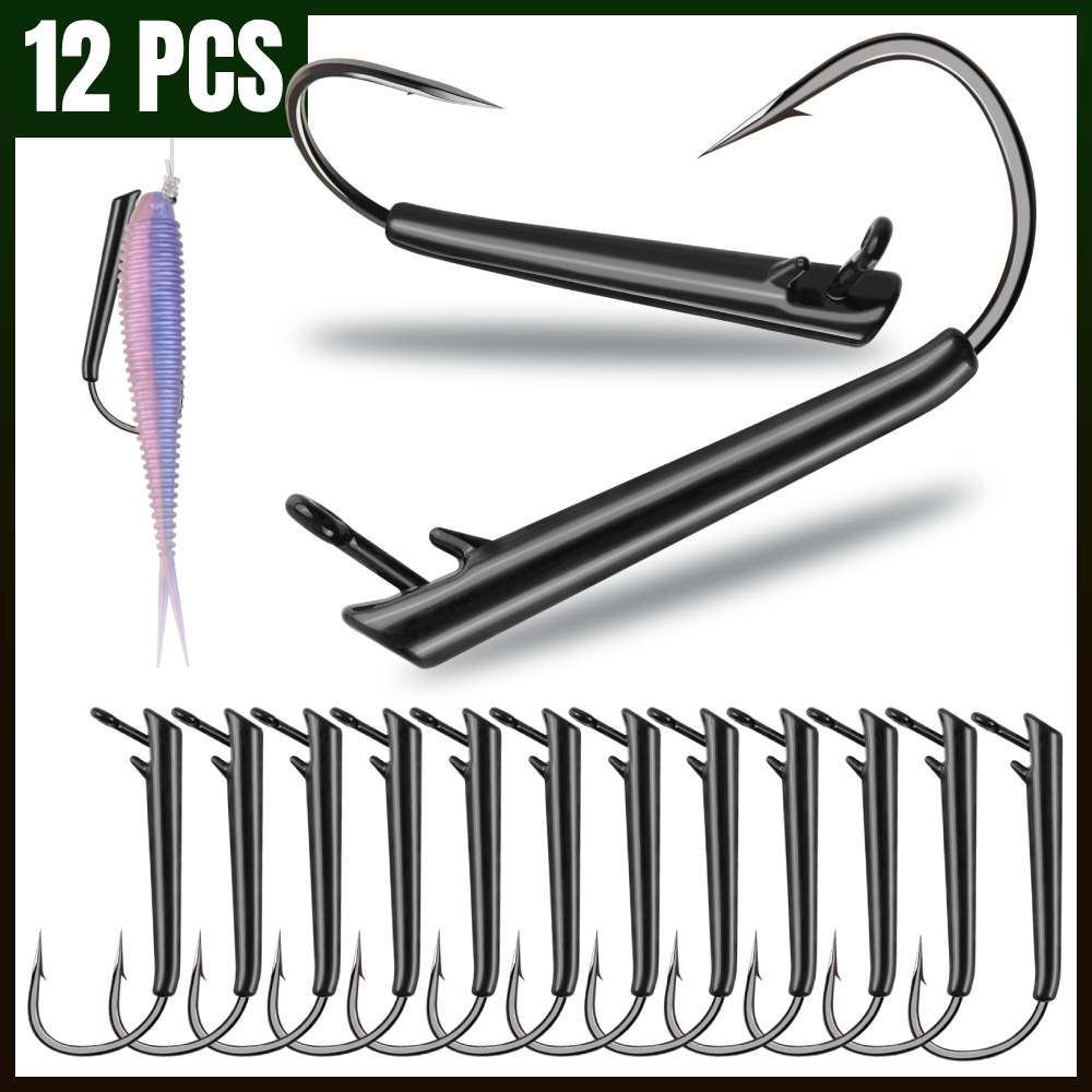 Dovesun 12PCS Ozark Rig Fishin - Fishing Hook Weedless avis et prix