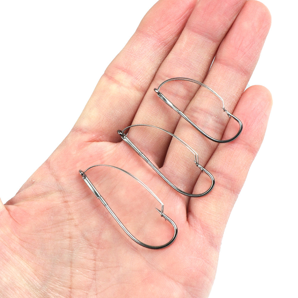 10Pcs/box Fishing Wacky Weedle - Fishing Hook Weedless avis et prix