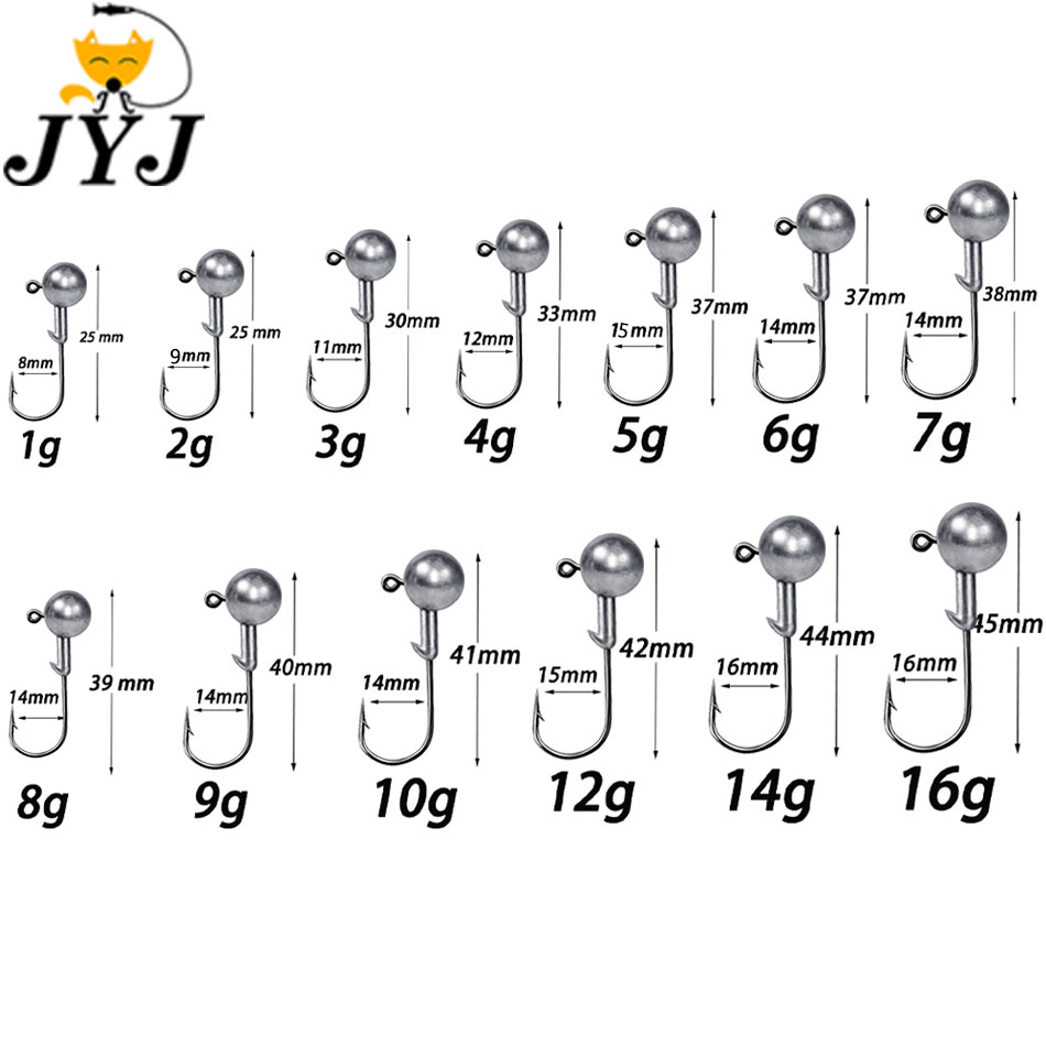WODJYJ 1g 2g 3g 4g 5g 7g 8g 10 - Fishing Hook Offset avis et prix