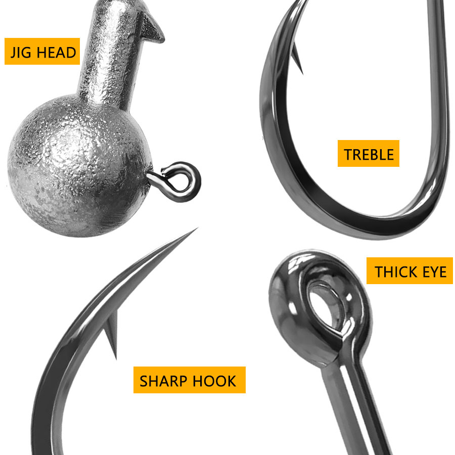 WODJYJ 1g 2g 3g 4g 5g 7g 8g 10 - Fishing Hook Offset avis et prix