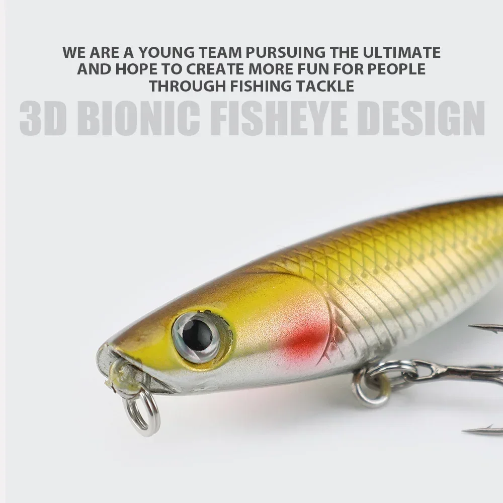 45mm 1.9g 1pcs Zigzag Dog Penc - Fishing Hook Treble avis et prix