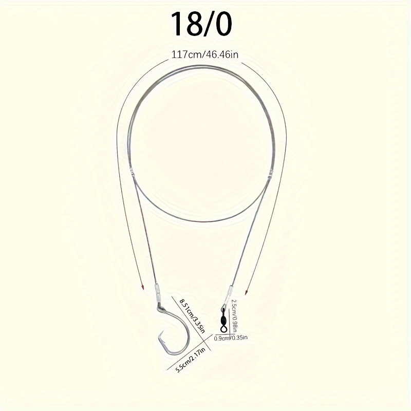 2pcs Circle Hooks Rigs Fishing - Fishing Hook Circle avis et prix