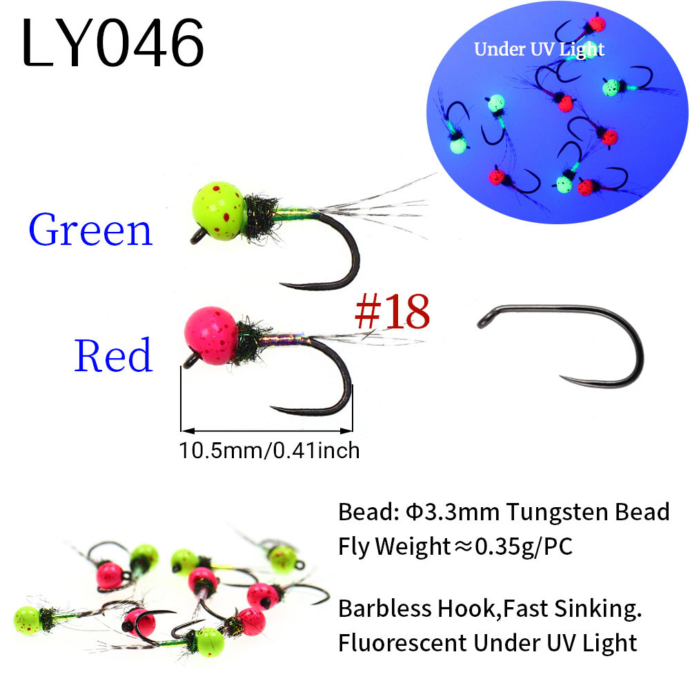 6PCS Fast Sinking Perdigon Eur - Fishing Hook Barbless avis et prix