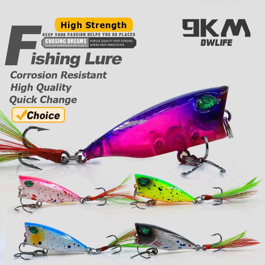 Minnow Lures Popper Set Crankb - Fishing Hook Treble avis et prix