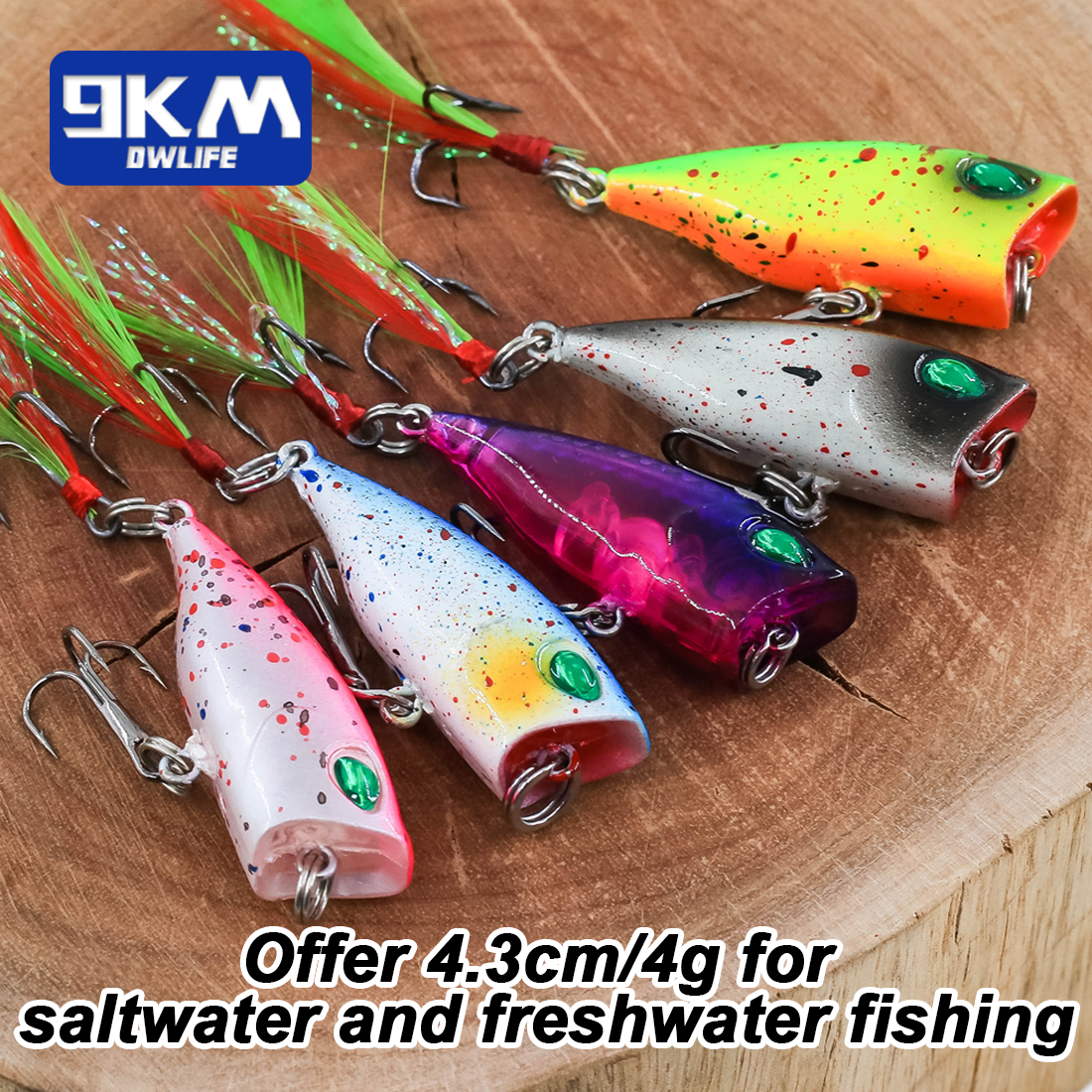 Minnow Lures Popper Set Crankb - Fishing Hook Treble avis et prix