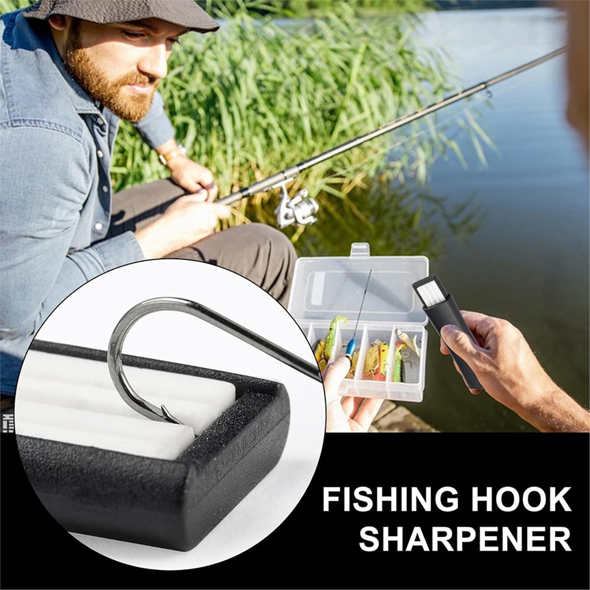 Fishing Hook Sharpener - Compa - Fishing Hook avis et prix